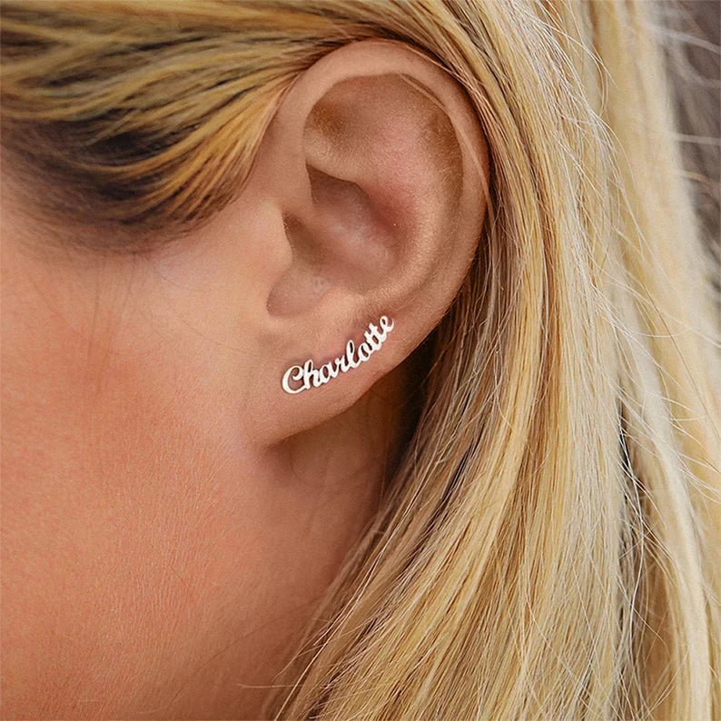 Aretes Personalizados con tu Nombre